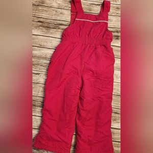 Old Navy snow bib 3T, hot pink